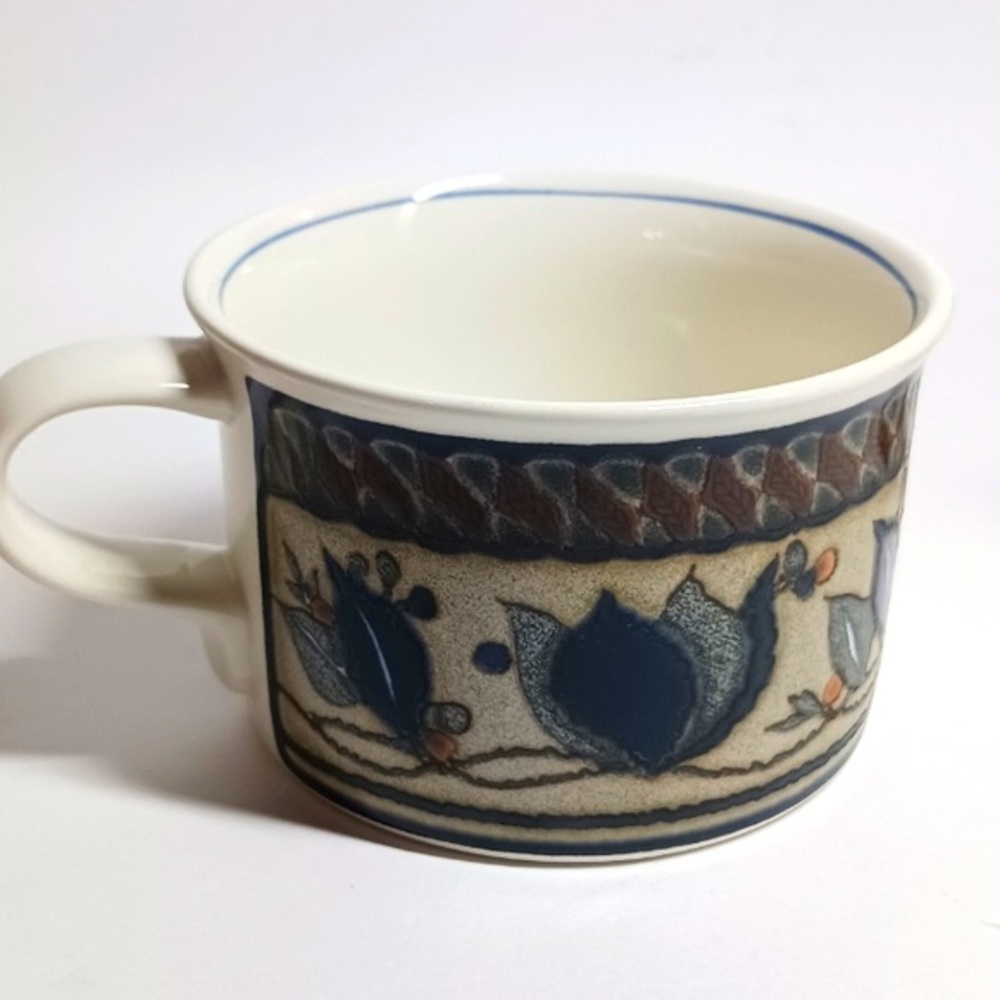 Denby Reflex Blue demitasse cup Made in England